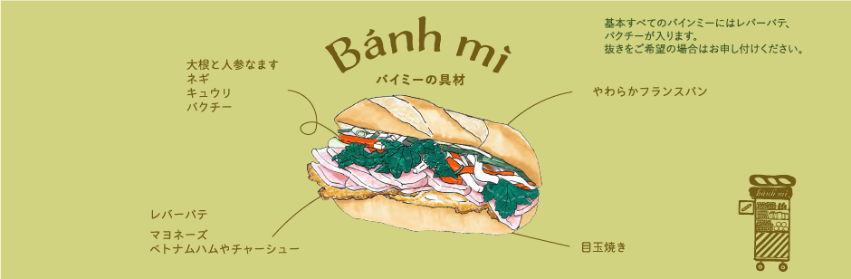 バインミーの素材
